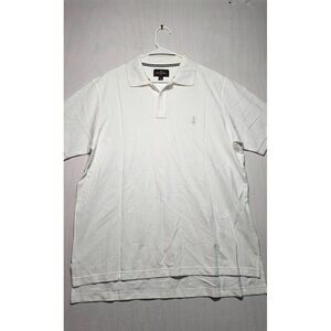 Black Brown Polo Shirt Men’s Large White Short Sleeve Casual New Without Tags